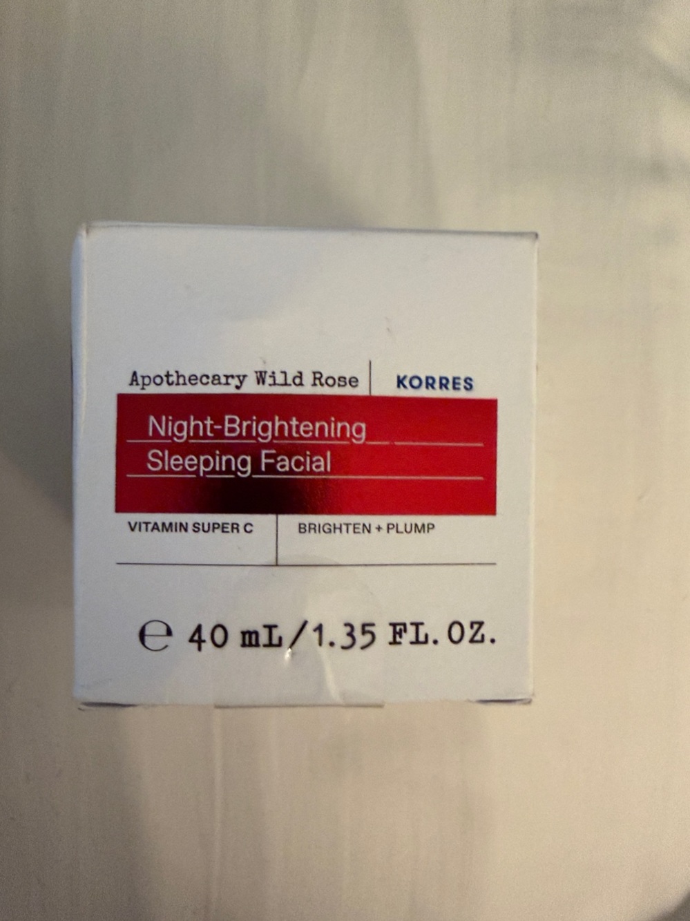 Korres Wild Rose Night-Brightening Sleeping Facial - NEW